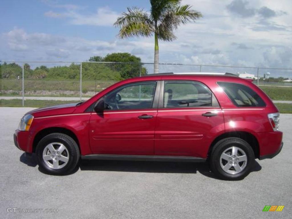 2006 Equinox LS - Salsa Red Metallic / Light Cashmere photo #3