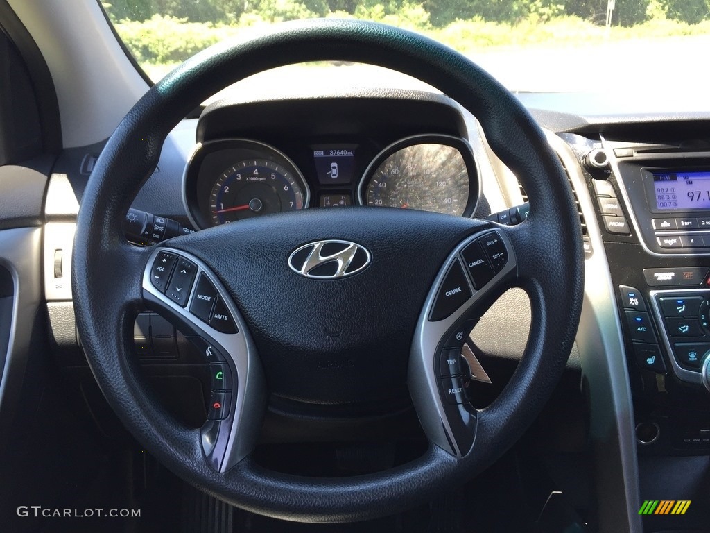 2016 Elantra GT  - Galactic Gray / Black photo #14