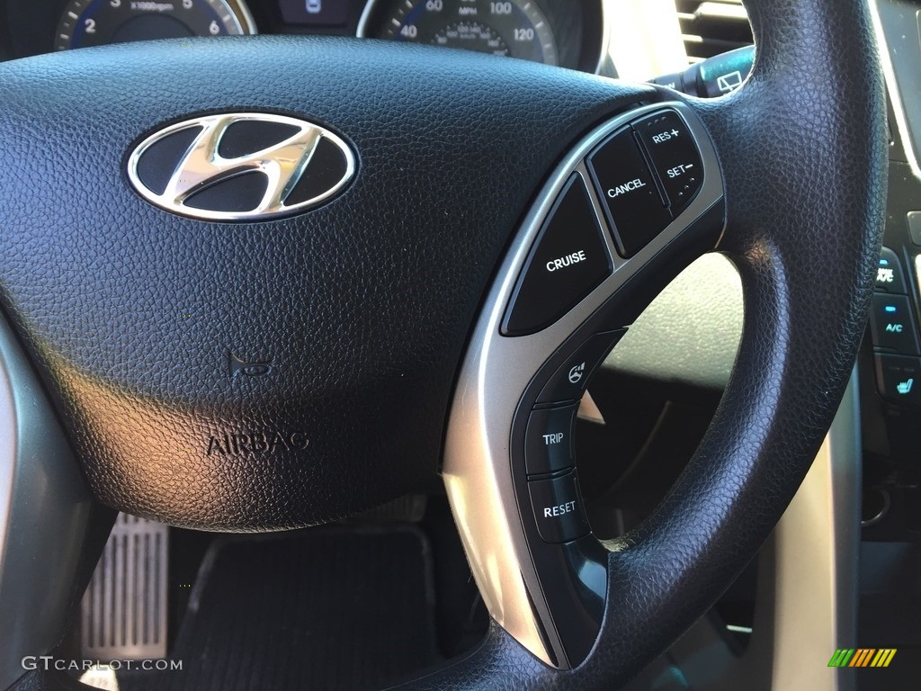 2016 Elantra GT  - Galactic Gray / Black photo #16