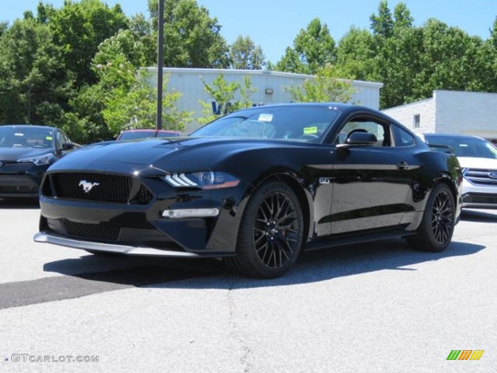 2018 Mustang GT Fastback - Shadow Black / Ebony photo #6