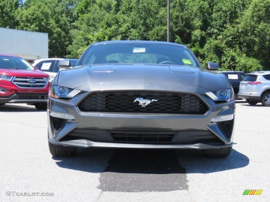 2018 Mustang EcoBoost Fastback - Magnetic / Ebony photo #2