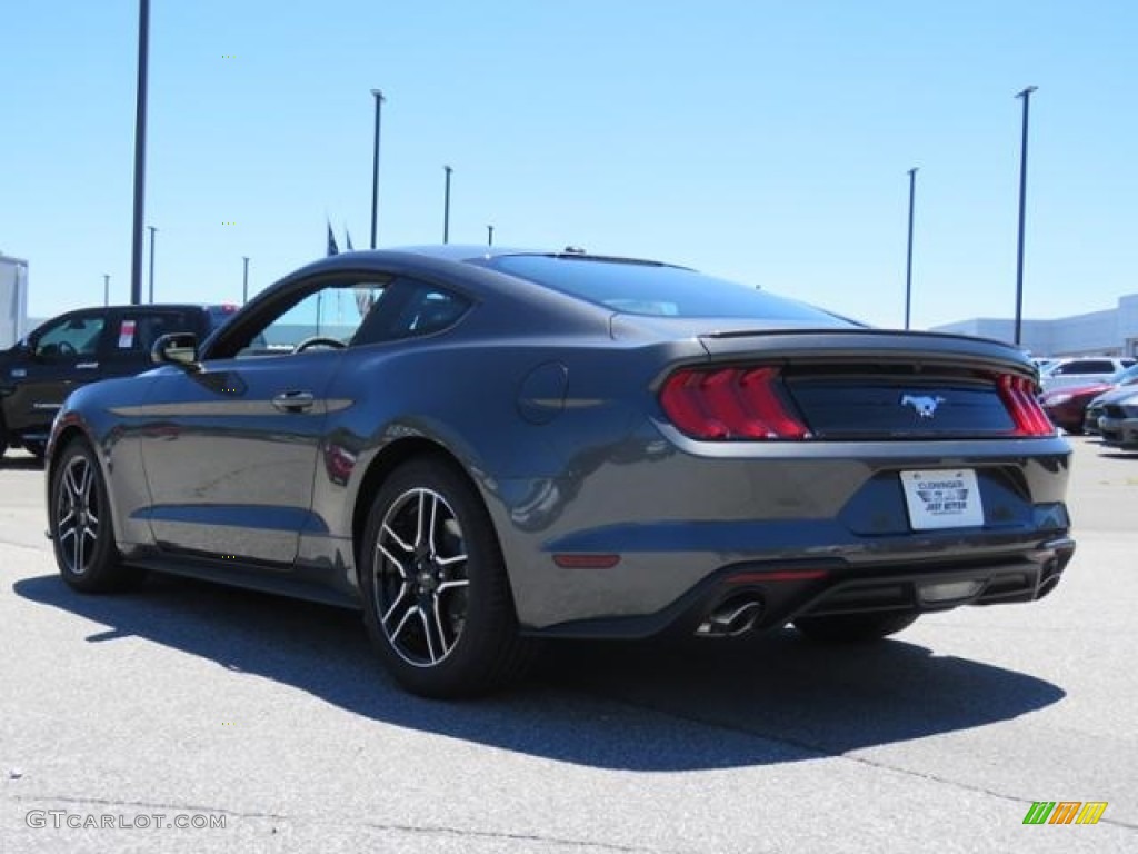 2018 Mustang EcoBoost Fastback - Magnetic / Ebony photo #24