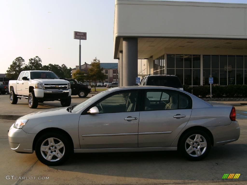 2006 Malibu LT Sedan - Silverstone Metallic / Titanium Gray photo #8
