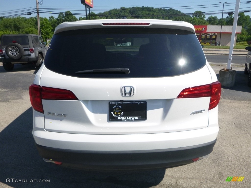 2016 Pilot EX-L AWD - White Diamond Pearl / Beige photo #4