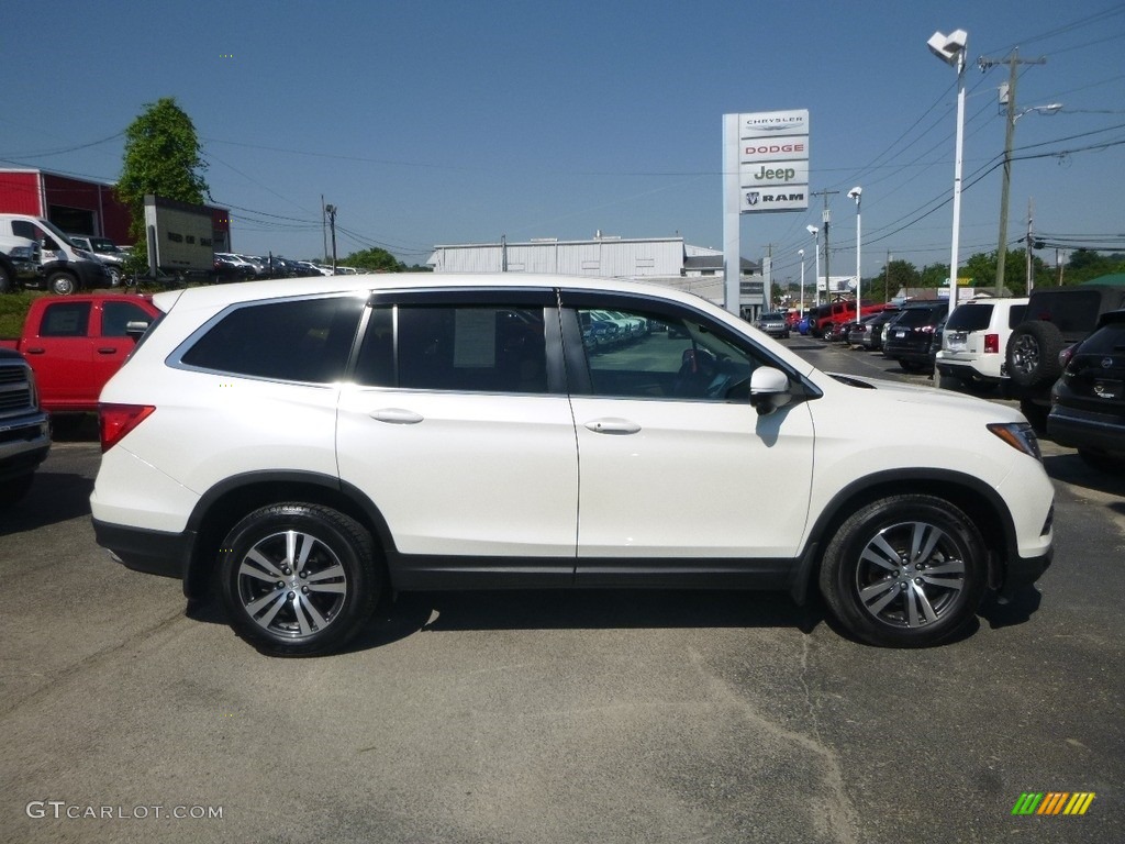 2016 Pilot EX-L AWD - White Diamond Pearl / Beige photo #6