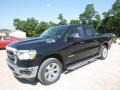 2019 Diamond Black Crystal Pearl Ram 1500 Big Horn Crew Cab 4x4  photo #1