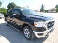 2019 Diamond Black Crystal Pearl Ram 1500 Big Horn Crew Cab 4x4  photo #7