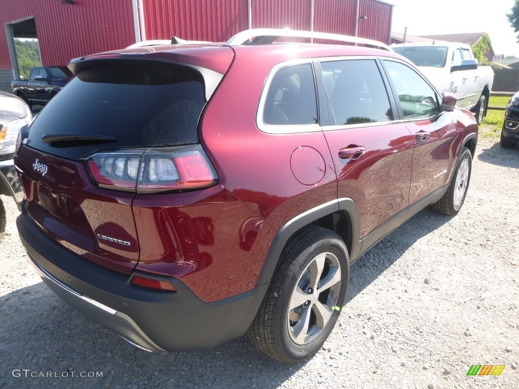 2019 Cherokee Limited 4x4 - Velvet Red Pearl / Black photo #5