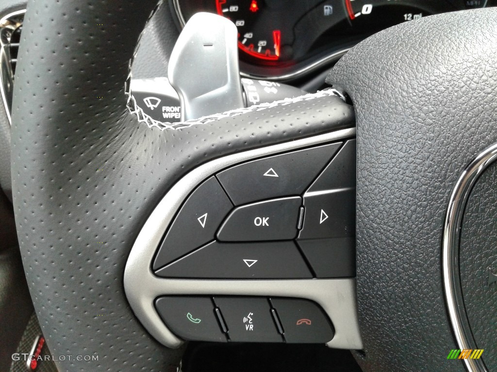 2018 Dodge Durango SRT AWD Black Steering Wheel Photo #128191123