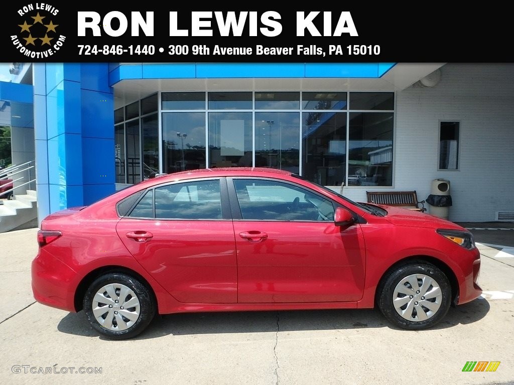 2018 Rio S - Currant Red / Black photo #1