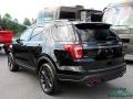 2018 Shadow Black Ford Explorer XLT 4WD  photo #3