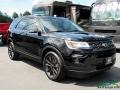 2018 Shadow Black Ford Explorer XLT 4WD  photo #7