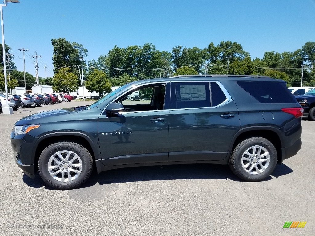 Graphite Metallic 2019 Chevrolet Traverse LT Exterior Photo #128195338