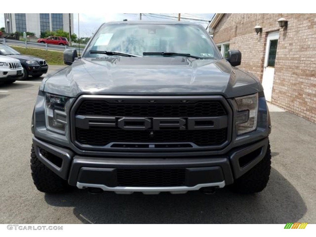 2018 F150 SVT Raptor SuperCrew 4x4 - Lead Foot / Raptor Black photo #8