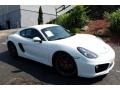 2014 White Porsche Cayman S #128197577