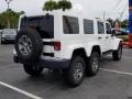2017 Bright White Jeep Wrangler Unlimited Rubicon 4x4  photo #5