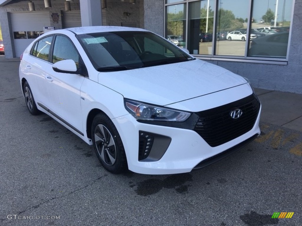 2018 Ioniq Hybrid SEL - Ceramic White / Charcoal Black photo #1