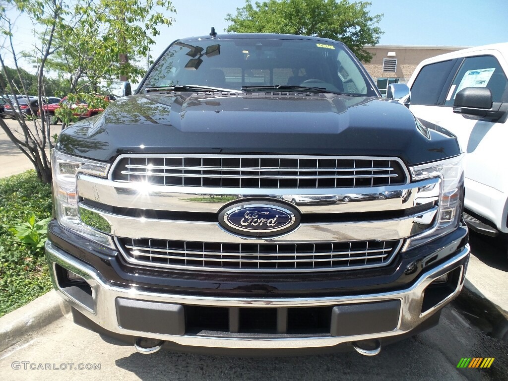 2018 F150 Lariat SuperCrew 4x4 - Shadow Black / Black photo #2