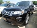 2018 Shadow Black Ford Explorer XLT 4WD  photo #1