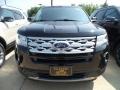 2018 Shadow Black Ford Explorer XLT 4WD  photo #2
