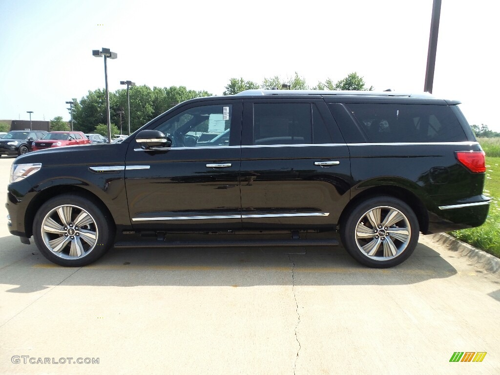 Black Velvet 2018 Lincoln Navigator Reserve L 4x4 Exterior Photo #128202330