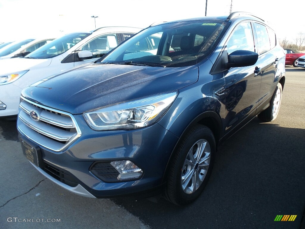 Blue Metallic Ford Escape