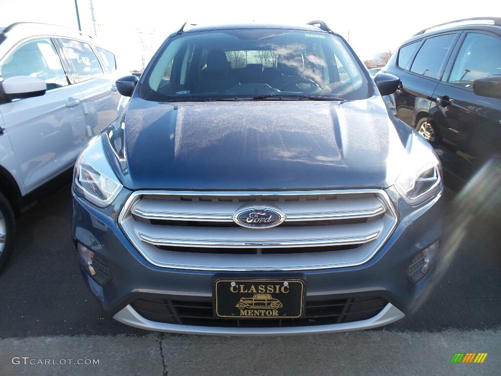 2018 Escape SEL 4WD - Blue Metallic / Charcoal Black photo #2