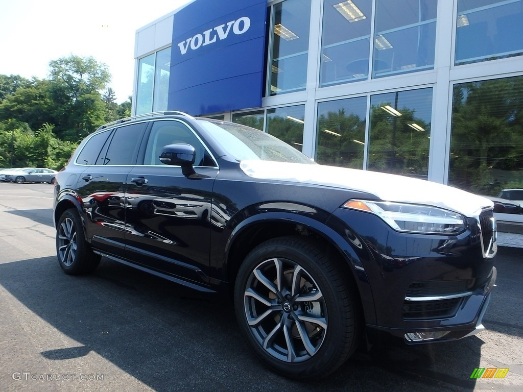 2019 XC90 T5 AWD Momentum - Blue Metallic / Blonde photo #1