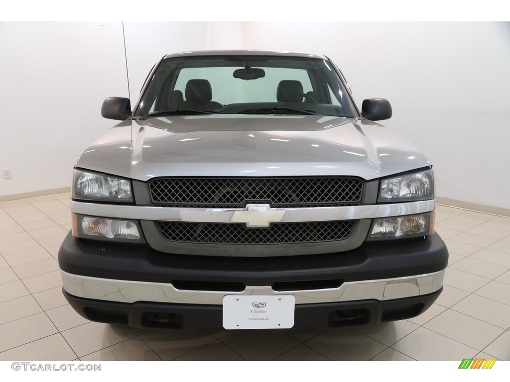 2004 Silverado 1500 Regular Cab - Silver Birch Metallic / Dark Charcoal photo #2