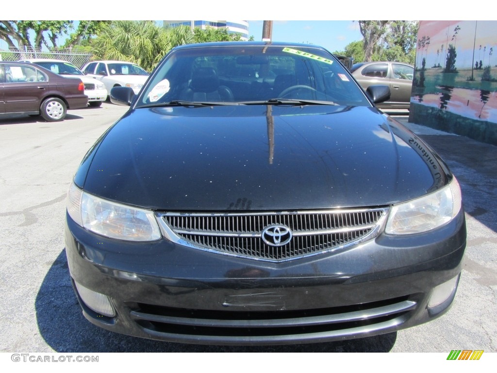 2000 Solara SE V6 Coupe - Black Sand Pearl / Charcoal photo #4