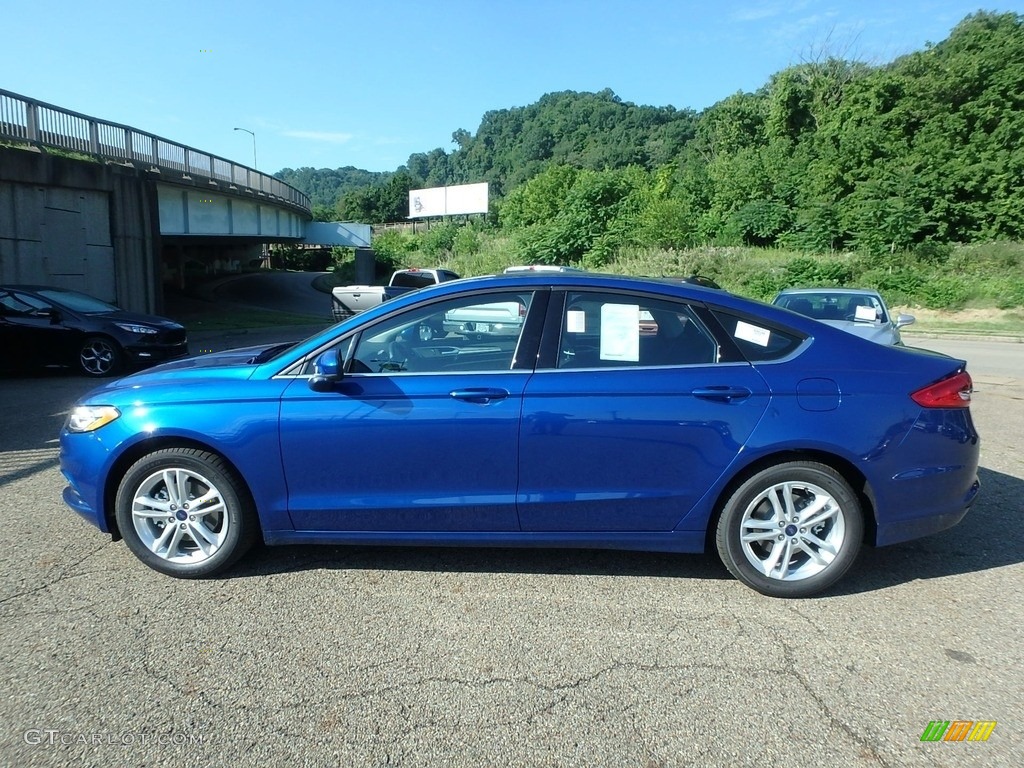 2018 Fusion SE - Lightning Blue / Ebony photo #5