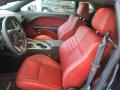 Black/Demonic Red 2018 Dodge Challenger SRT Hellcat Widebody Interior Color