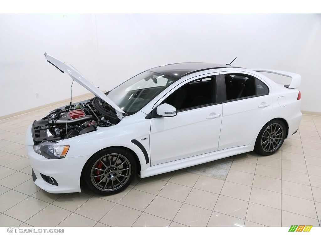 Final Edition Pearl White 2015 Mitsubishi Lancer Evolution Final Edition Exterior Photo #128210772