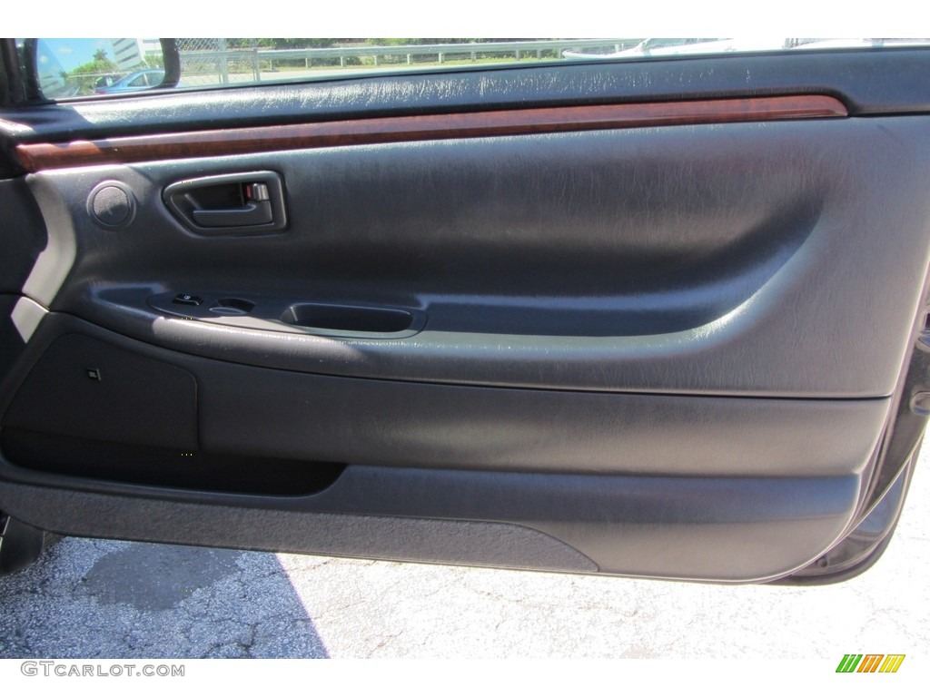 2000 Solara SE V6 Coupe - Black Sand Pearl / Charcoal photo #14