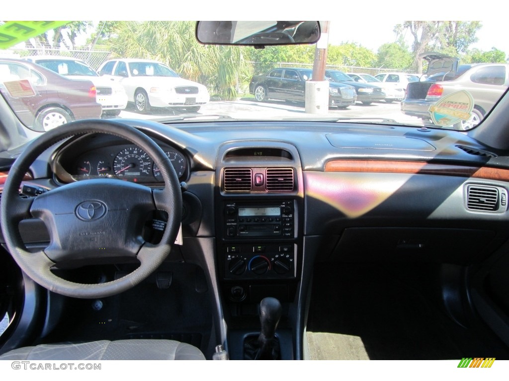 2000 Solara SE V6 Coupe - Black Sand Pearl / Charcoal photo #18