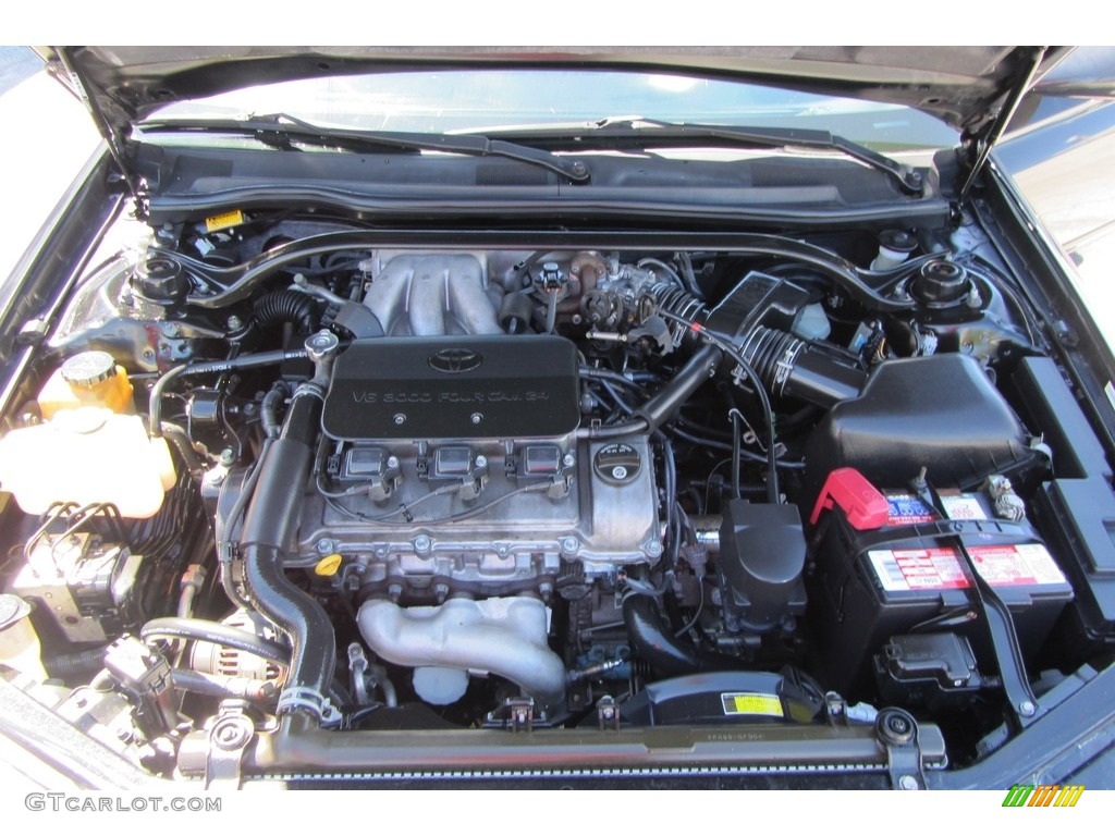 2000 Solara SE V6 Coupe - Black Sand Pearl / Charcoal photo #22