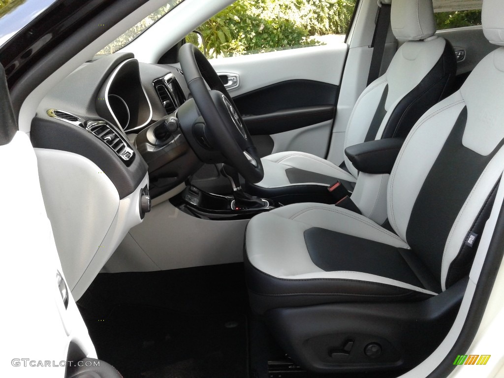 Black/Ski Gray Interior 2018 Jeep Compass Limited Photo #128211331