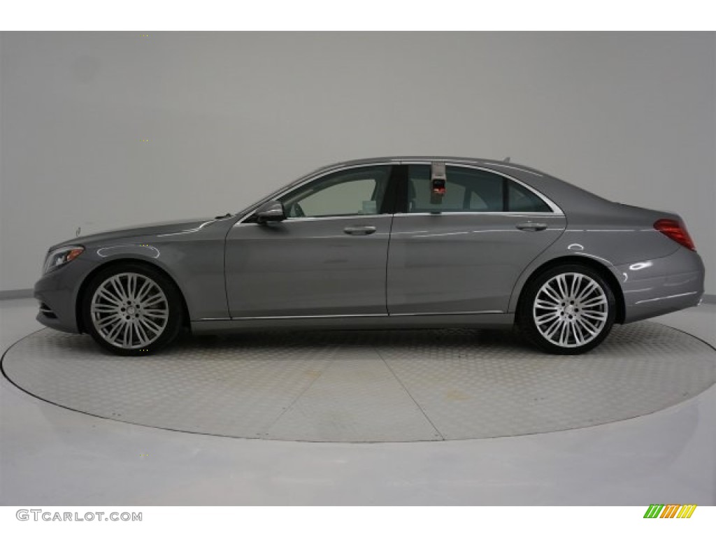 2015 S 550 Sedan - Palladium Silver Metallic / Silk Beige/Espresso Brown photo #4