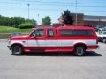 1996 Bright Red Ford F150 XL Extended Cab  photo #7