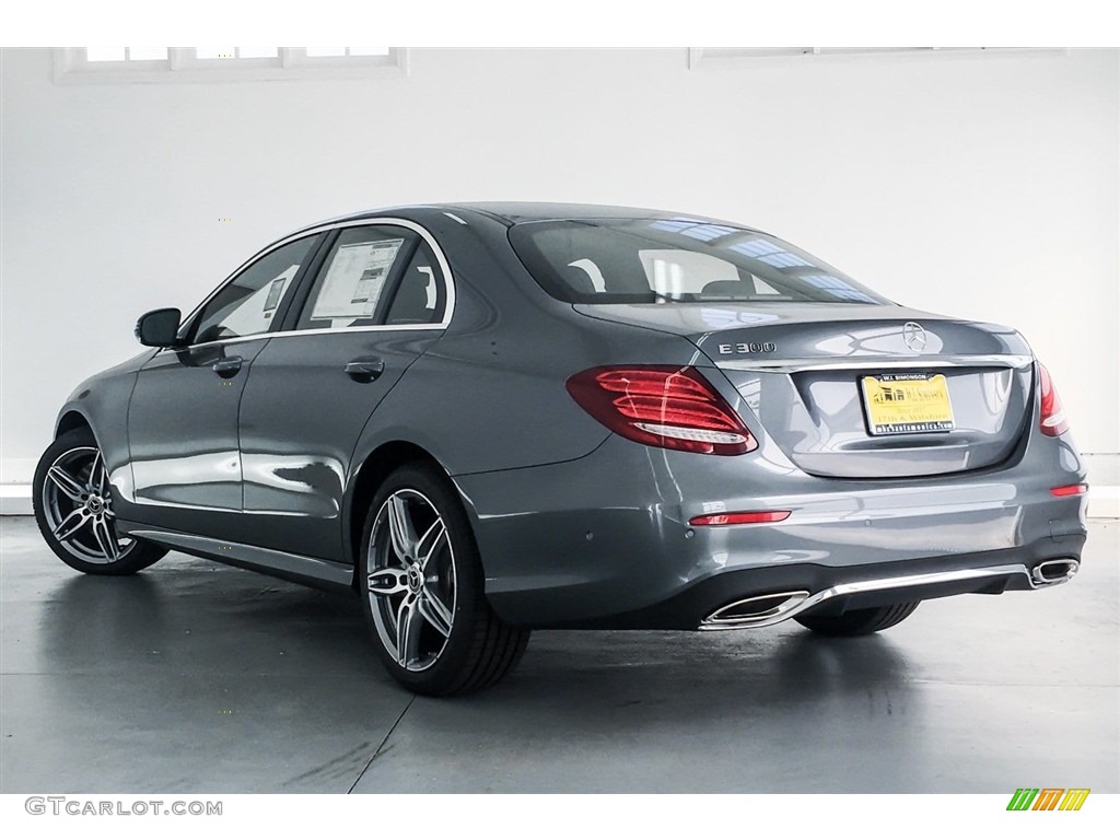 2018 E 300 Sedan - Selenite Grey Metallic / Black photo #3