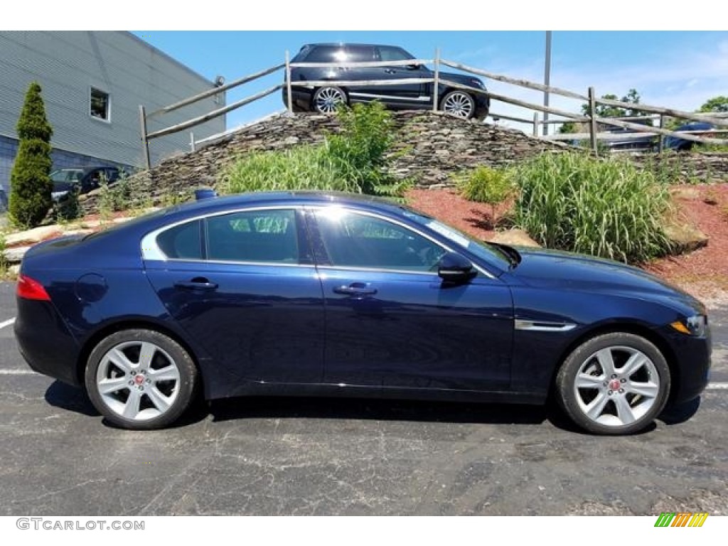 2018 XE 25t Premium AWD - Loire Blue Metallic / Ebony photo #6