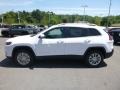 2019 Bright White Jeep Cherokee Latitude 4x4  photo #2