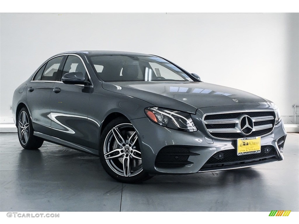 2018 E 300 Sedan - Selenite Grey Metallic / Black photo #12