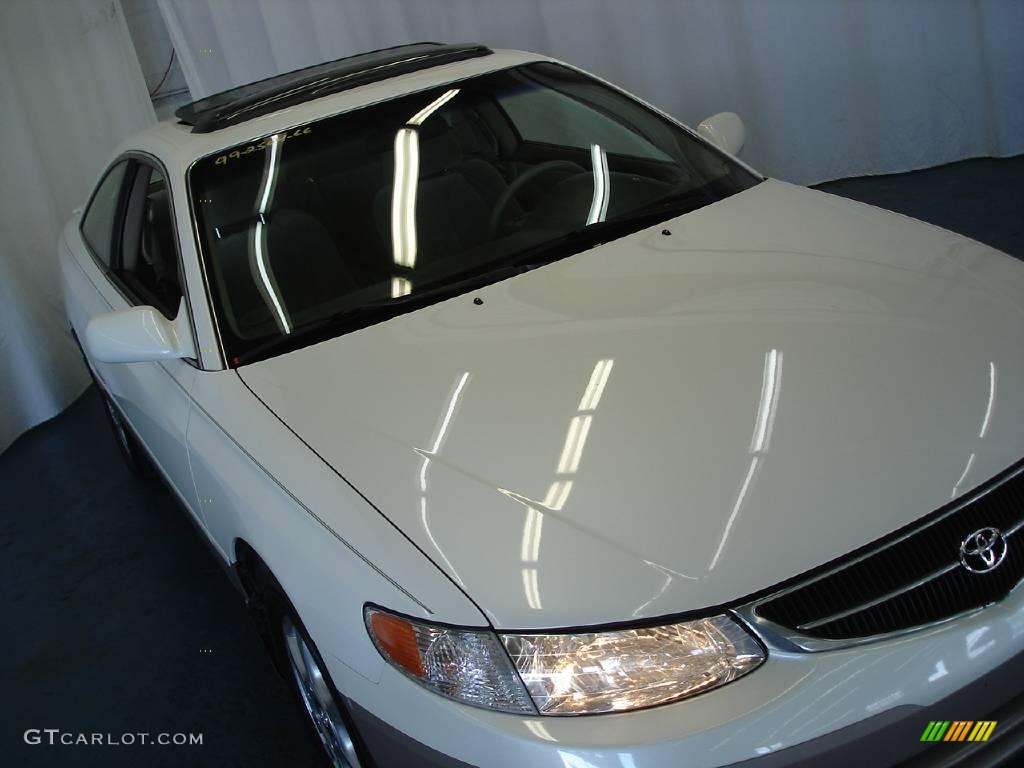 1999 Solara SE V6 Coupe - White Diamond Pearl / Ivory photo #7