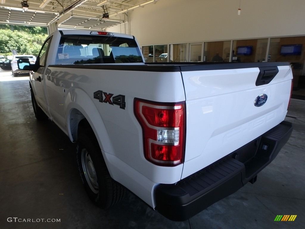 2018 F150 XL Regular Cab 4x4 - Oxford White / Earth Gray photo #3