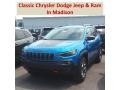 Hydro Blue Pearl - Cherokee Trailhawk 4x4 Photo No. 1