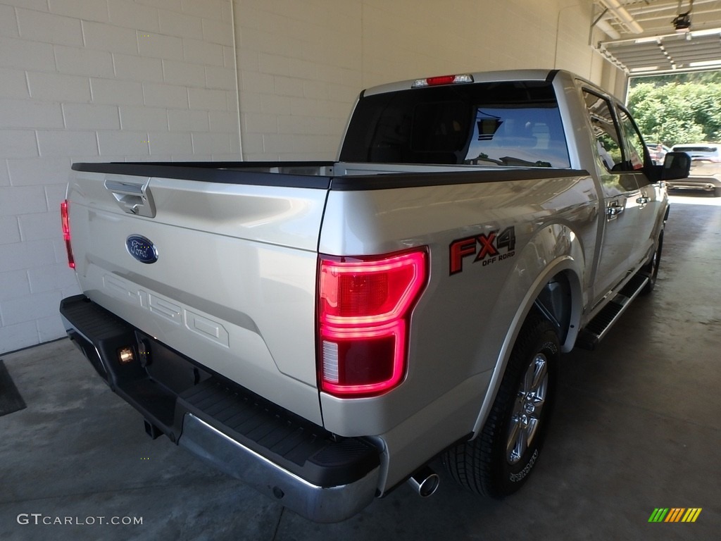 2018 F150 Lariat SuperCrew 4x4 - White Gold / Black photo #2