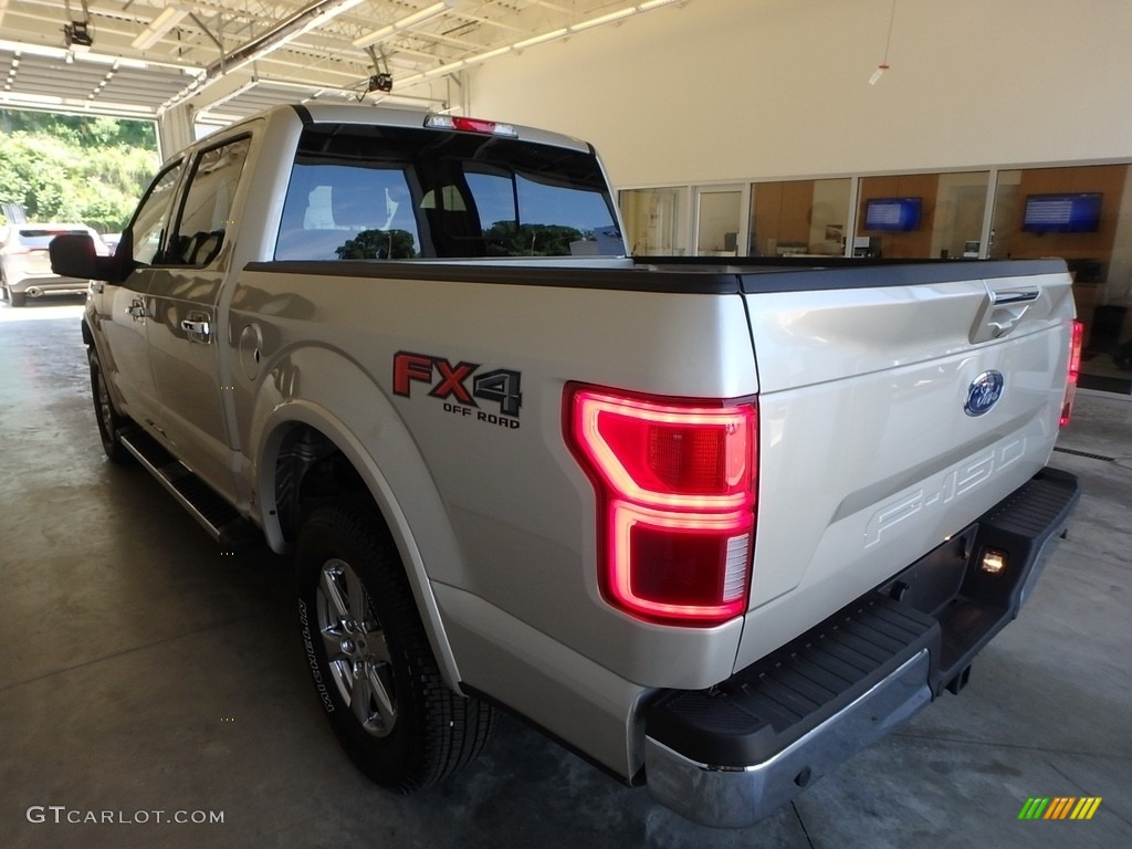 2018 F150 Lariat SuperCrew 4x4 - White Gold / Black photo #3