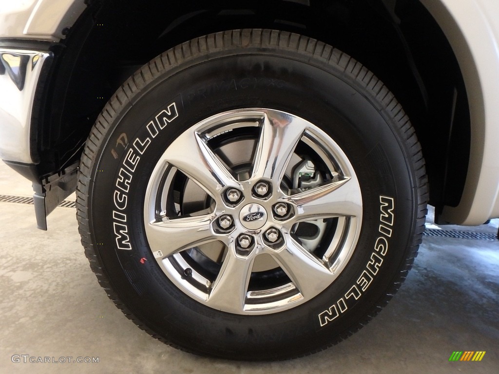 2018 F150 Lariat SuperCrew 4x4 - White Gold / Black photo #5