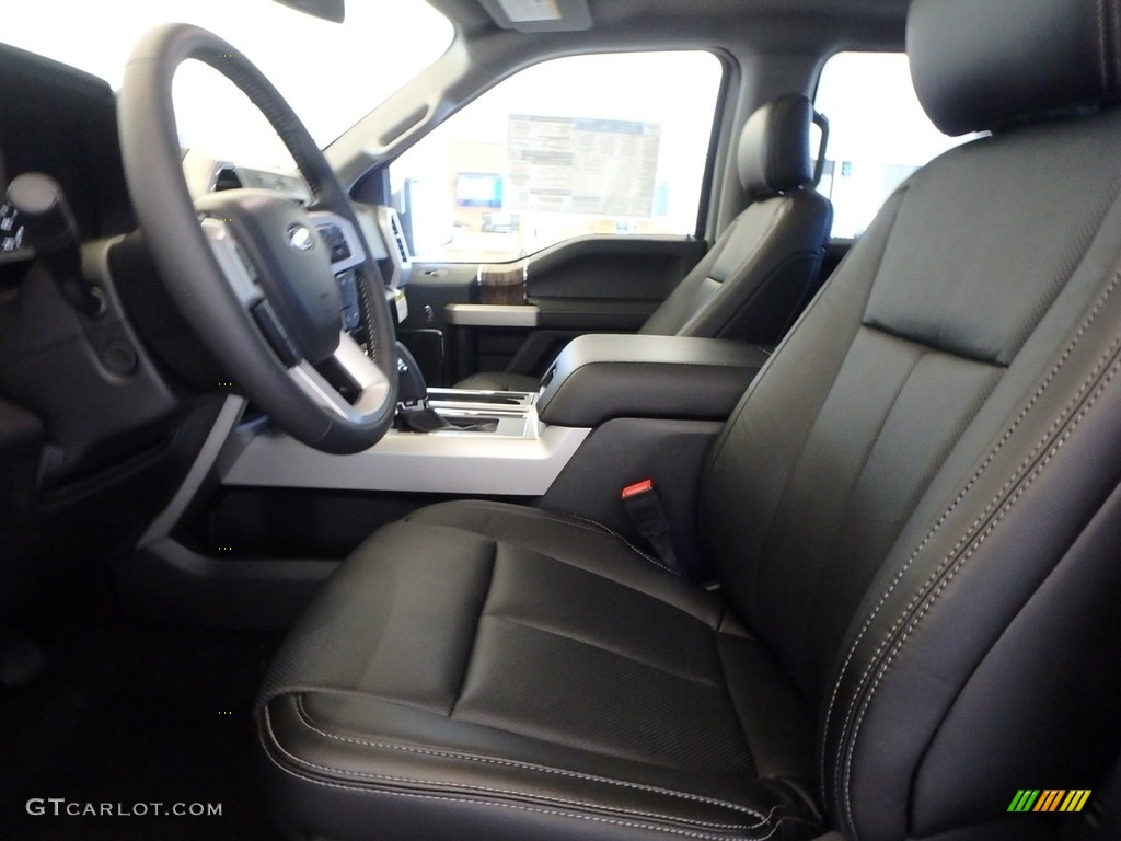 2018 F150 Lariat SuperCrew 4x4 - White Gold / Black photo #6